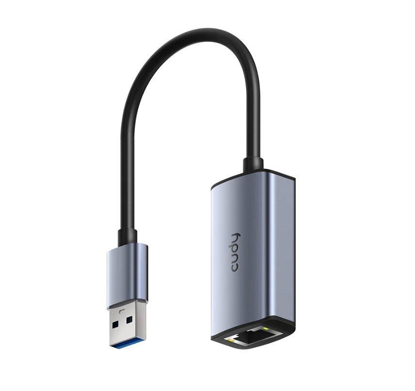 ADAPTADOR CUDY USB-A A RJ45-UE10A