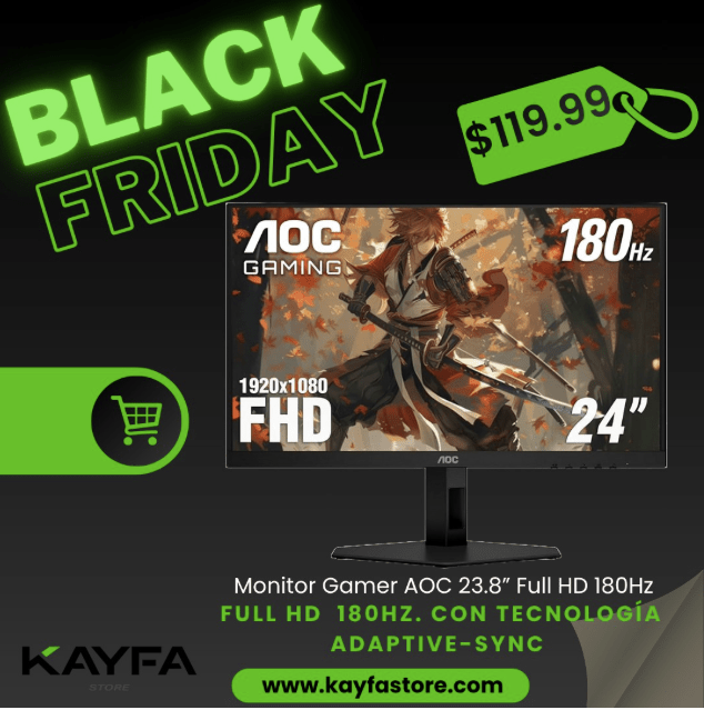 MONITOR LED AOC 24" 24G4E